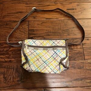 LeSportsac Crossbody Bag with Plaid Design